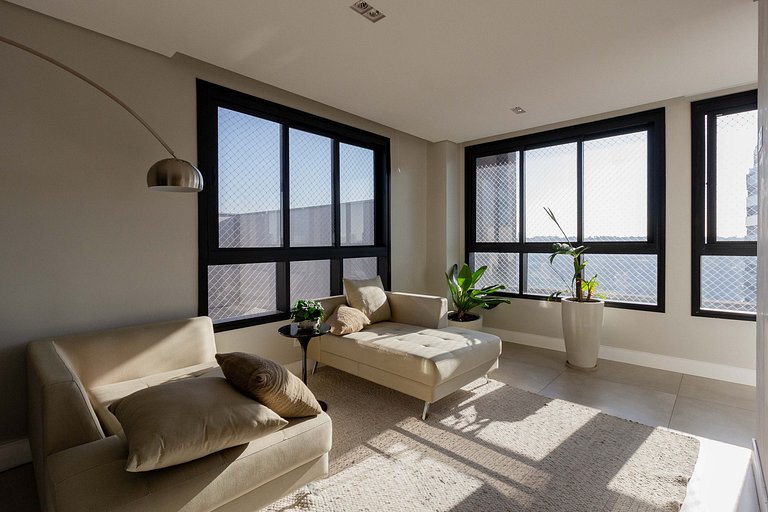 Studio Vila Olímpia c/ Piscina, Coworking e Wi‑Fi