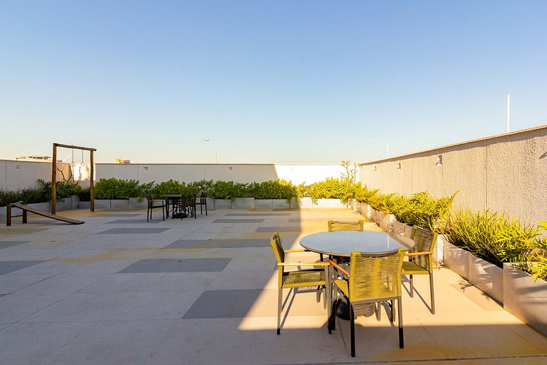 Studio Vila Olímpia c/ Piscina, Coworking e Wi‑Fi