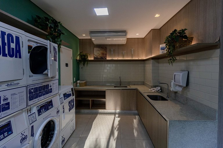 Studio Vila Olímpia c/ Piscina, Coworking e Wi‑Fi