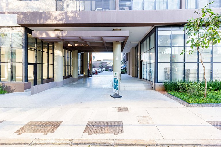 Studio Vila Olímpia c/ Piscina, Coworking e Wi‑Fi