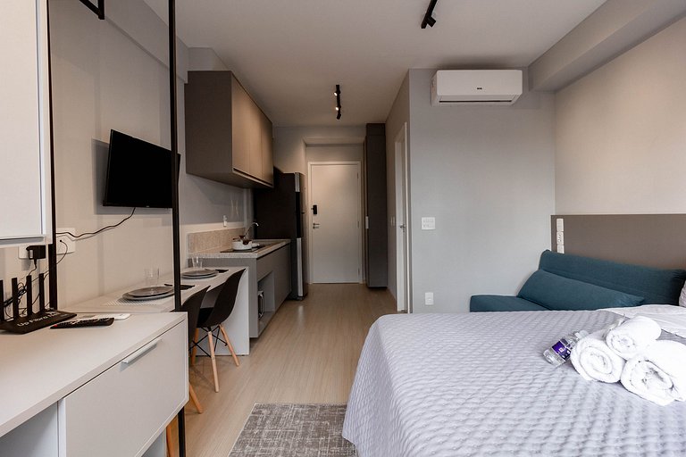 Conforto e Estilo em Pinheiros, próximo ao metrô
