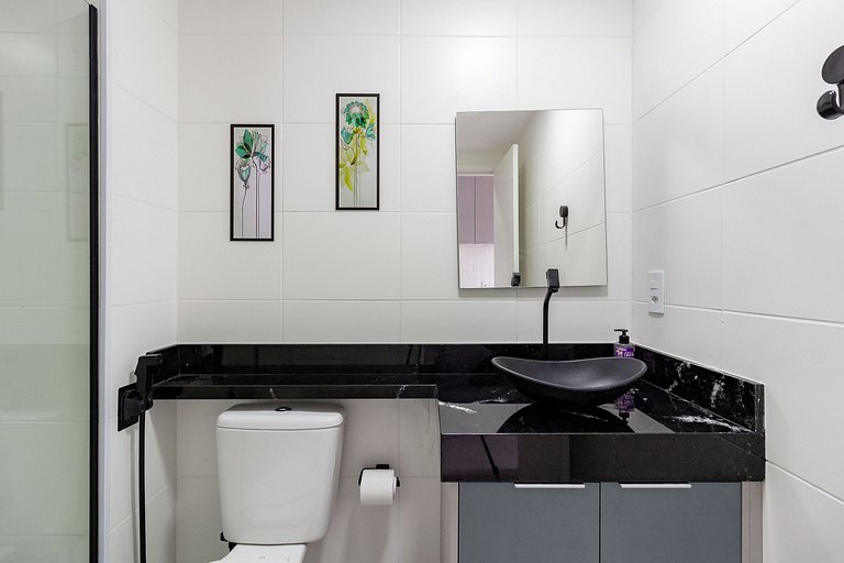 Studio Vila Olímpia c/ Piscina, Coworking e Wi‑Fi
