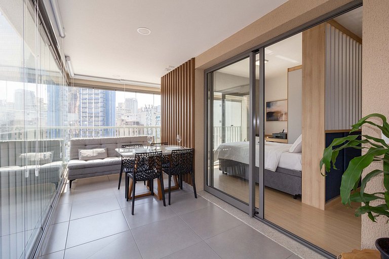 Apto Sofisticado e aconchegante na Faria Lima