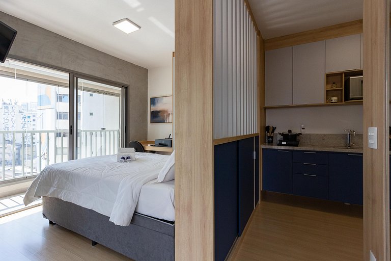 Apto Sofisticado e aconchegante na Faria Lima