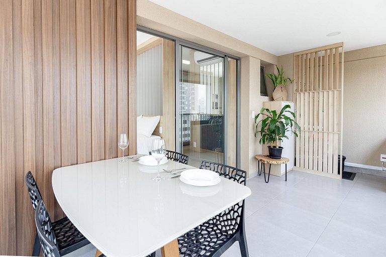 Apto Sofisticado e aconchegante na Faria Lima