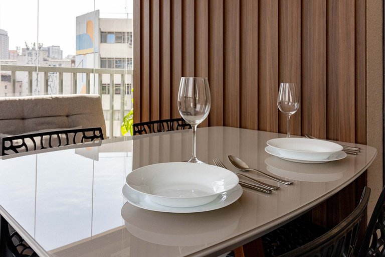 Apto Sofisticado e aconchegante na Faria Lima