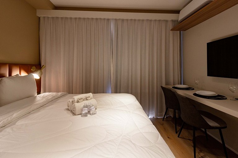 Luxo e charme: Apto aconchegante em Moema