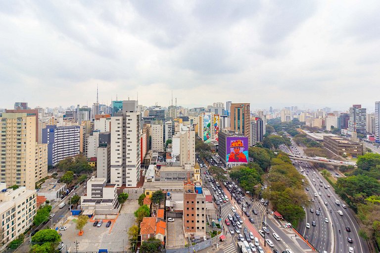 Elegância e aconchego: Apto completo na Paulista