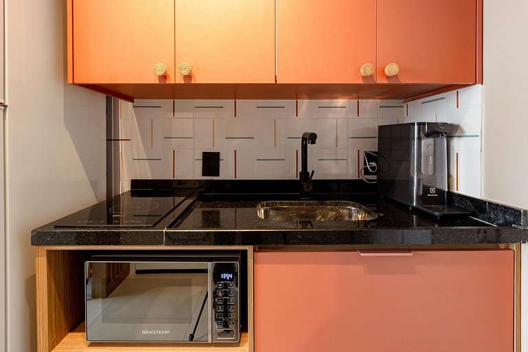Elegância e aconchego: Apto completo na Paulista