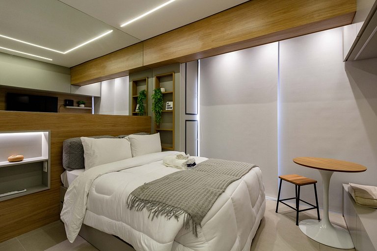 Apto elegante em andar alto próx da Paulista