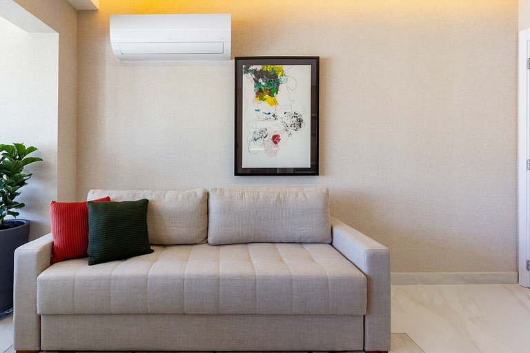 Luxo e charme: Apto completo em Moema