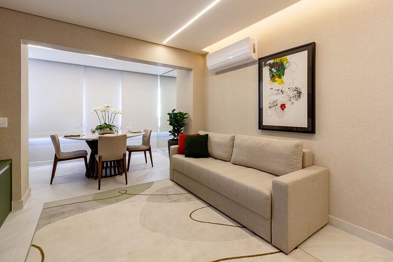 Luxo e charme: Apto completo em Moema