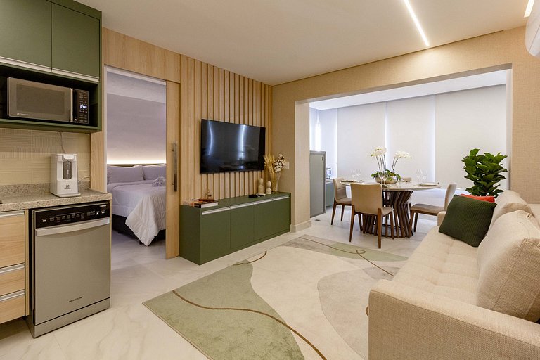 Luxo e charme: Apto completo em Moema