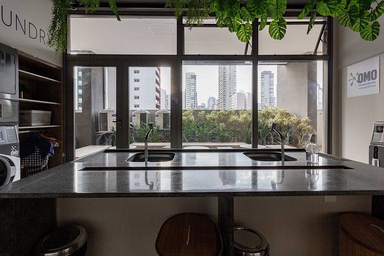 Conforto e elegância: Estúdio na Faria Lima