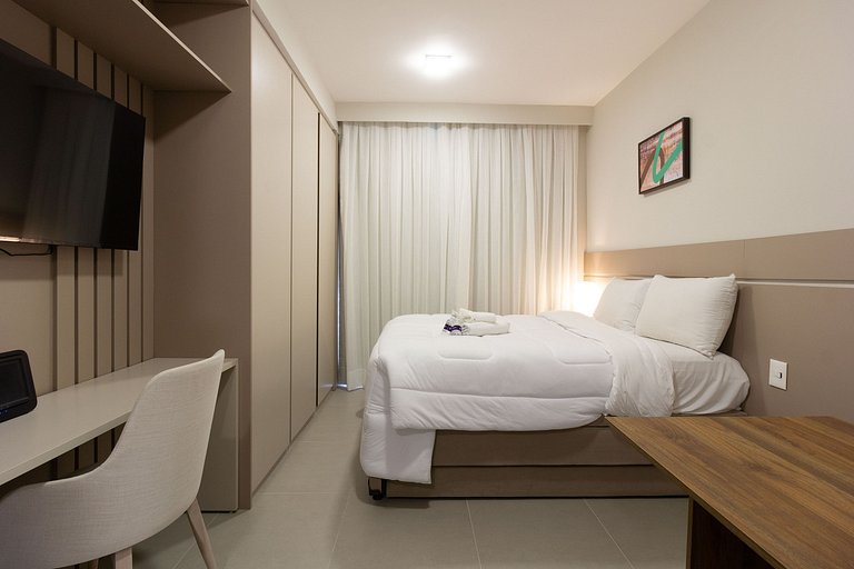 Conforto e elegância: Estúdio na Faria Lima