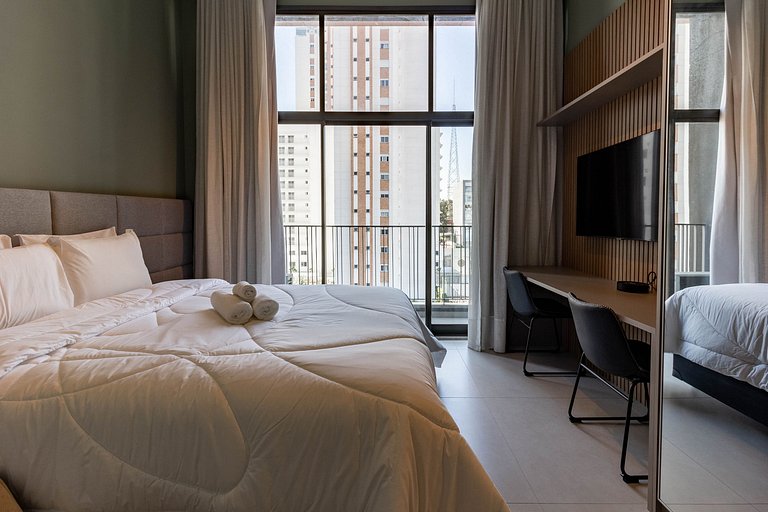 Apê incrível em Pinheiros com vista