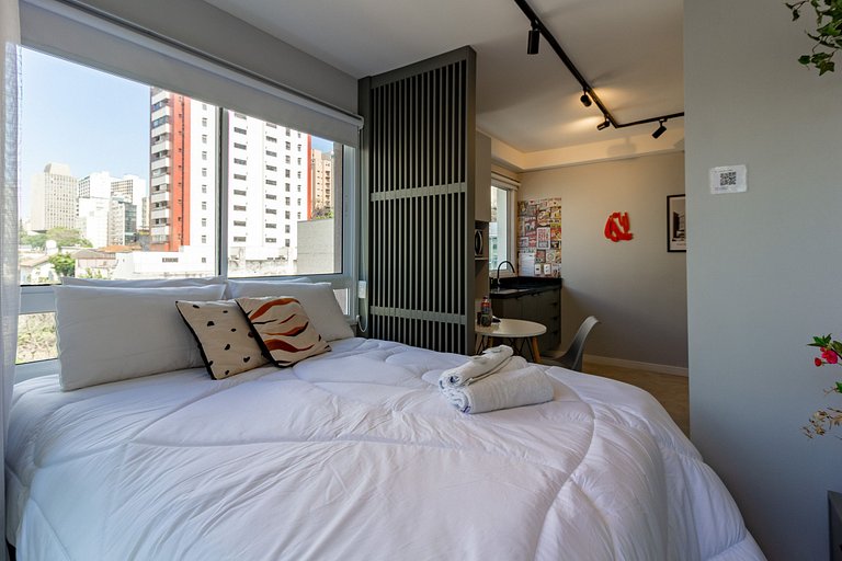Studio para Alugar na Bela Vista - 2 Pessoas, Av. Paulista