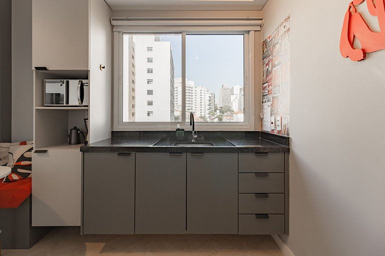 Studio para Alugar na Bela Vista - 2 Pessoas, Av. Paulista