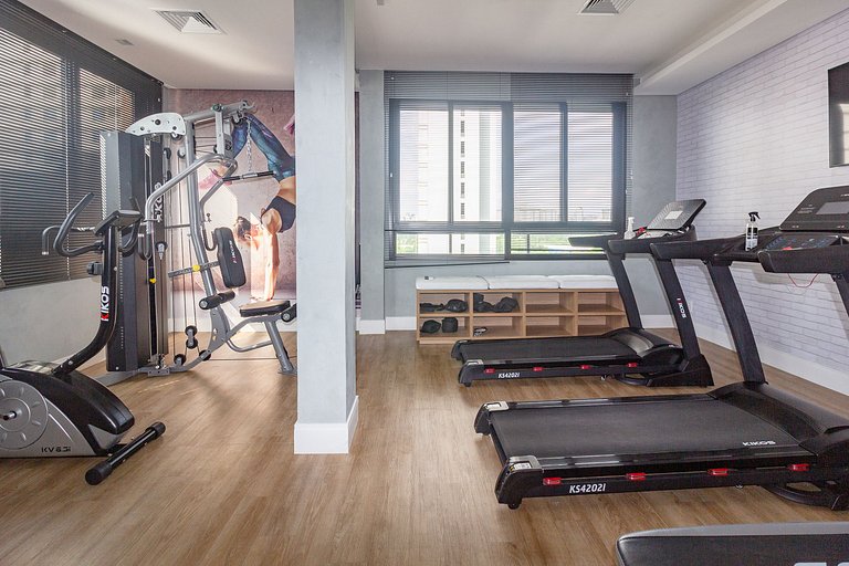 Apto 2 Quartos em Moema c/ Piscina e Coworking