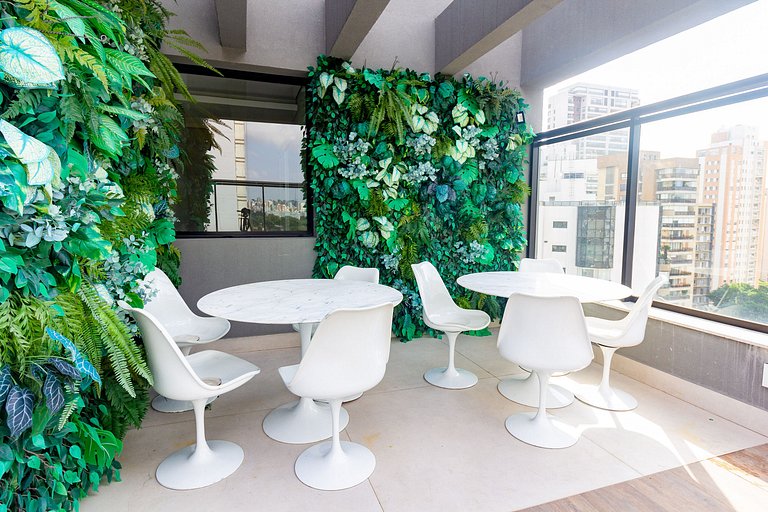 Apto 2 Quartos em Moema c/ Piscina e Coworking