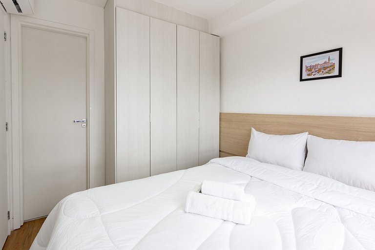 Apto 2 Quartos em Moema c/ Piscina e Coworking