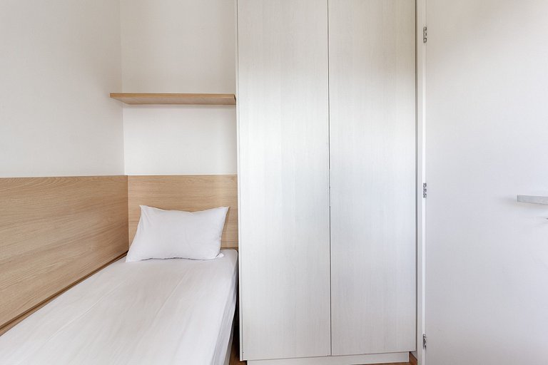 Apto 2 Quartos em Moema c/ Piscina e Coworking