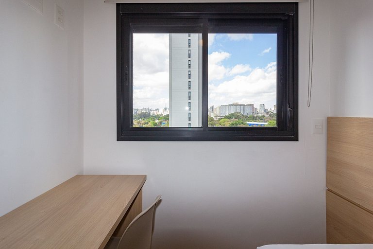 Apto 2 Quartos em Moema c/ Piscina e Coworking