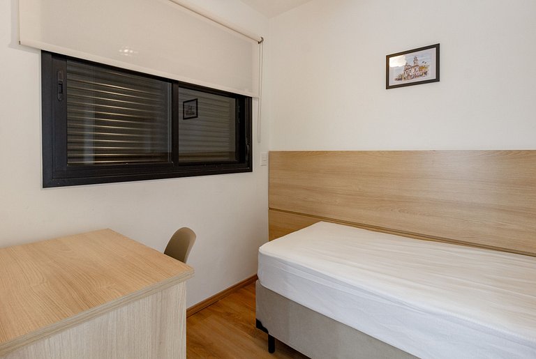 Apto 2 Quartos em Moema c/ Piscina e Coworking
