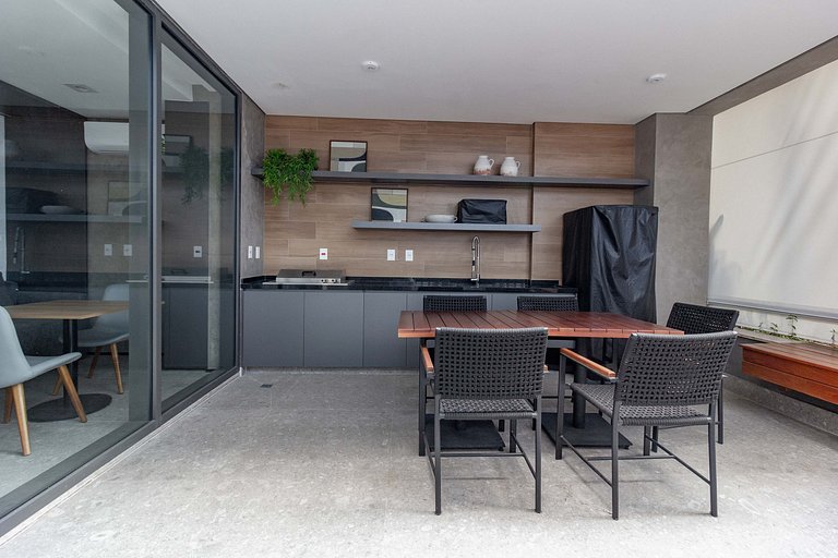 Lar aconchegante na Paulista