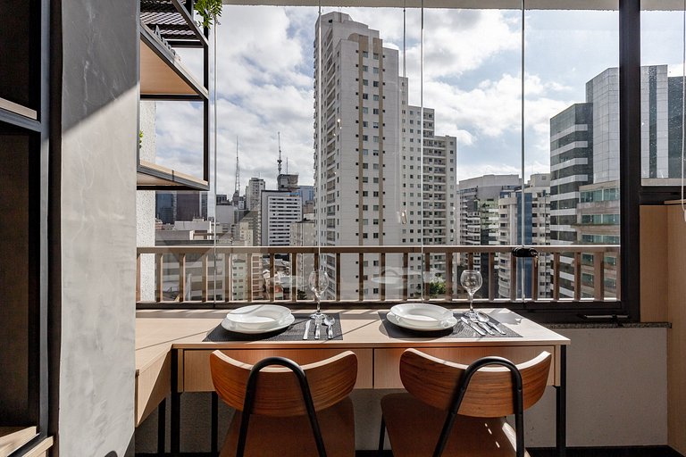 Modernidade e conforto: Apto ao lado da Paulista