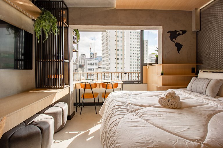 Modernidade e conforto: Apto ao lado da Paulista