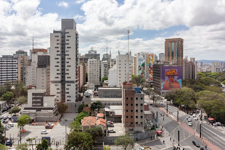 Vista incrível da Paulista! Studio Próximo Metrô