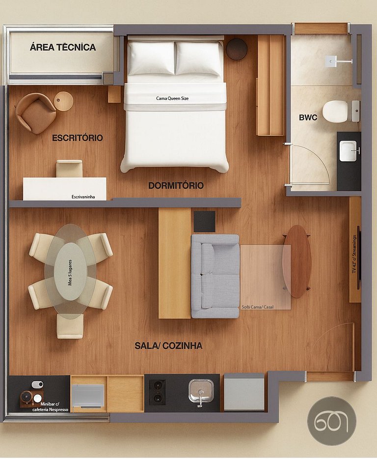 Apto luxuoso próximo da Paulsita