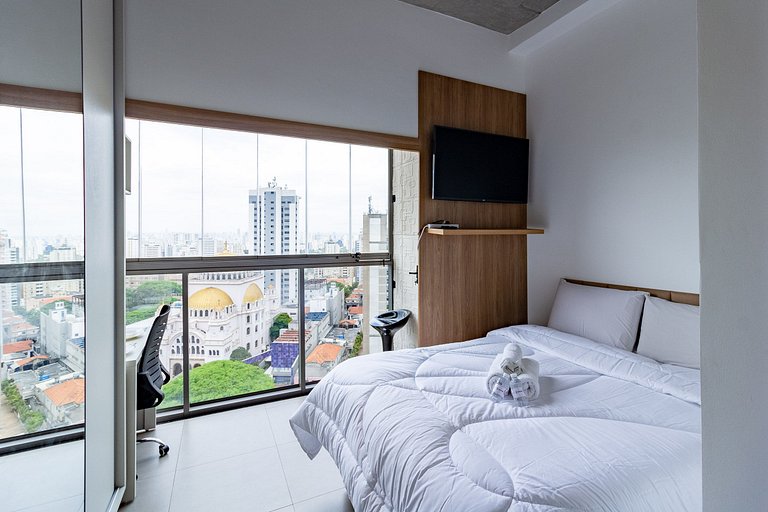 Apt superior c/ vista para cidade próx da Paulista