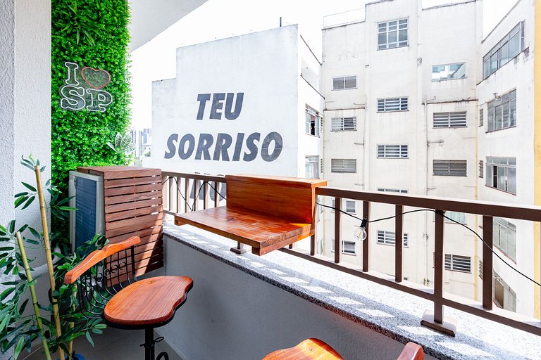 Apto charmoso próximo da Paulista