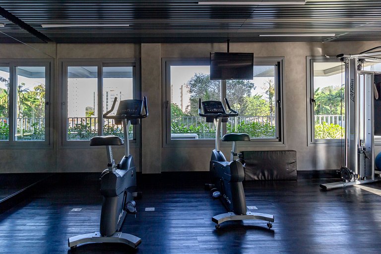 Studio Premium Brooklin c/ Ar-Condicionado e Piscina