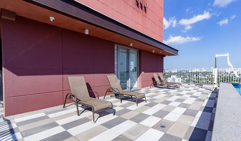 Conforto: Estúdio 1 min da estação Brooklin