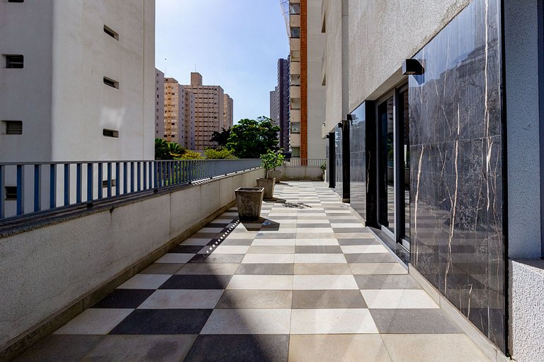 Estúdio de luxo | 1 min metrô Brooklin