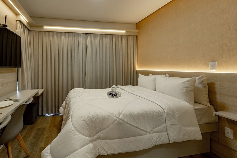 Conforto: Estúdio 1 min da estação Brooklin