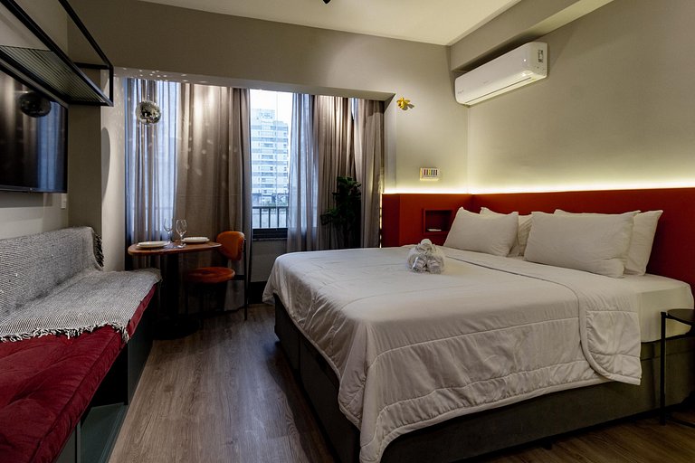 Conforto e luxo na Avenida Paulista