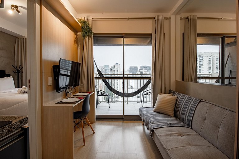 Seu lar aconchegante no Itaim