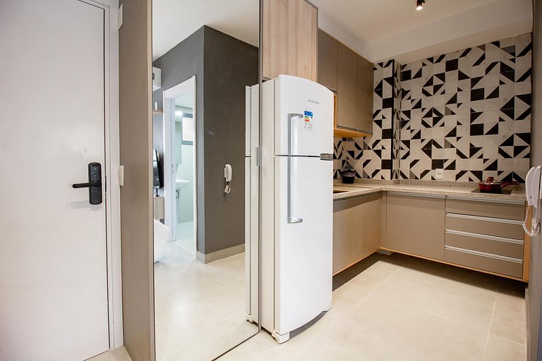 Studio Premium em Moema com Academia e Self Check-in