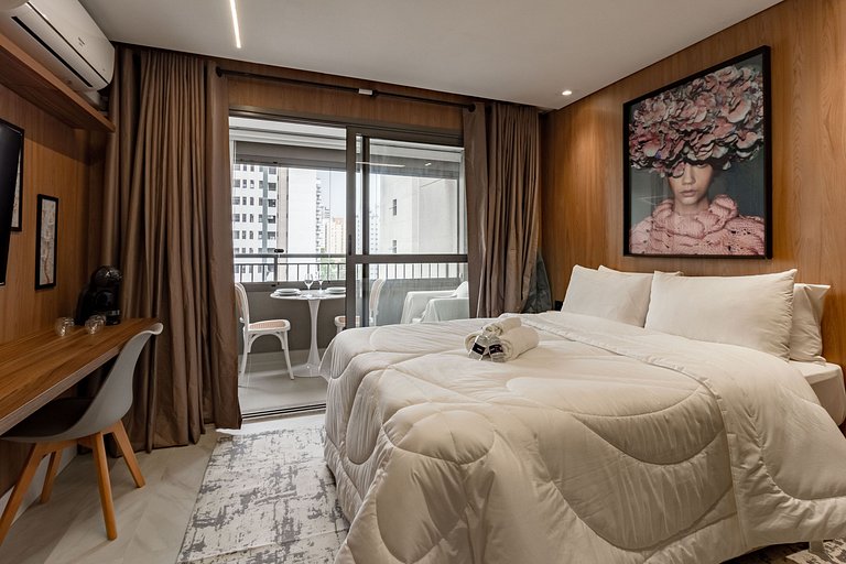 Estúdio completo em Moema ao lado do Metrô