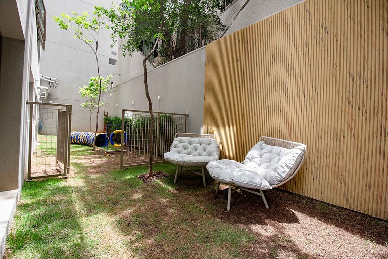 Luxo e conforto | Apto completo c/ varanda