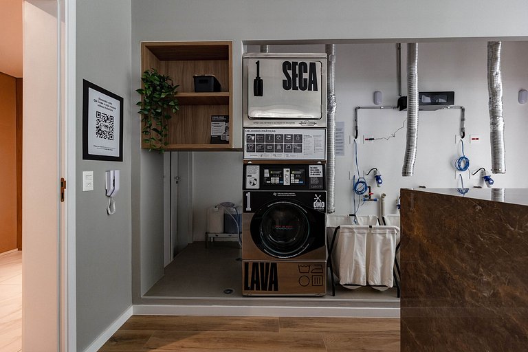 Luxo e conforto | Apto completo c/ varanda