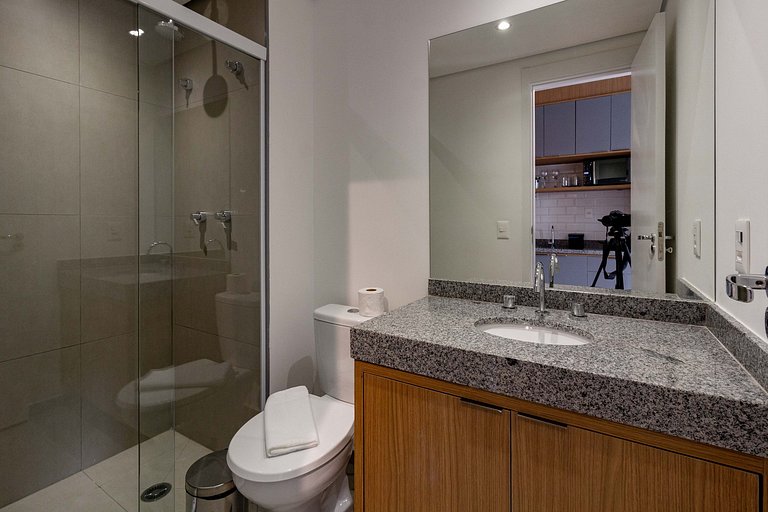 Luxo e conforto | Apto completo c/ varanda