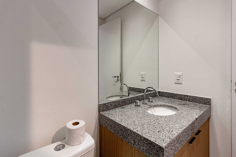 Luxo e conforto | Apto completo c/ varanda