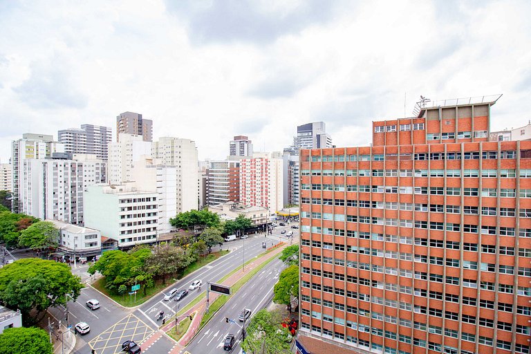 Luxo e conforto | Apto completo c/ varanda