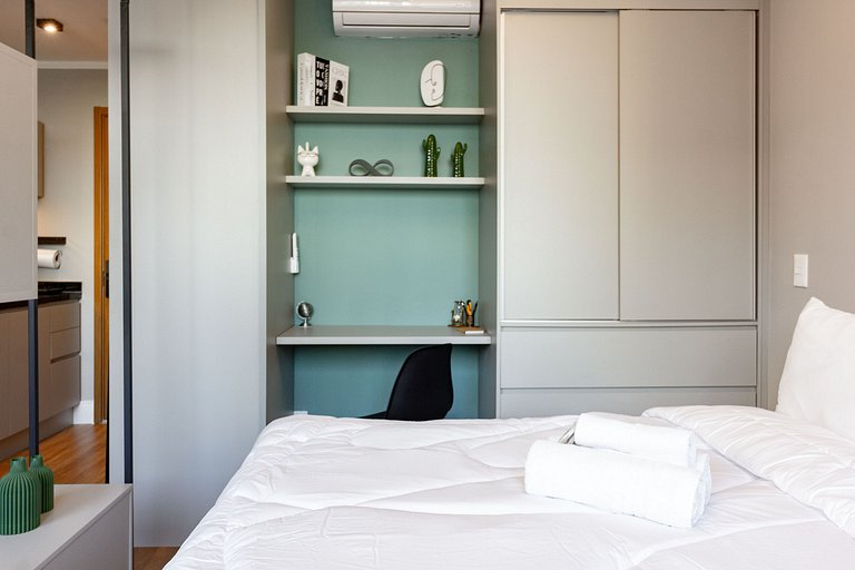 Lar aconchegante na Paulista