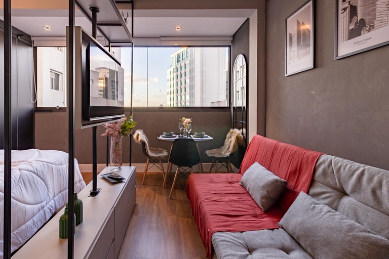 Lar aconchegante na Paulista